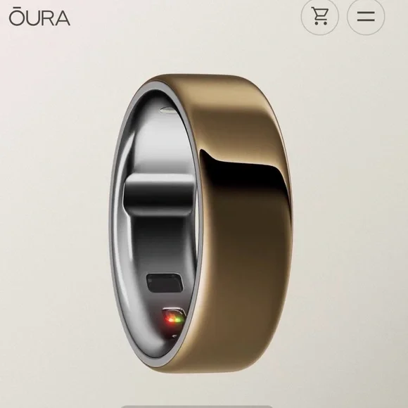 Siz7 Oura Gold Health Ring. Size 7 New With Tag Comes In Original Box. - Picture 7 of 10